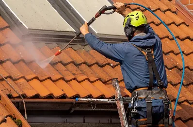 Démoussage et hydrofuge de toiture à Revelles